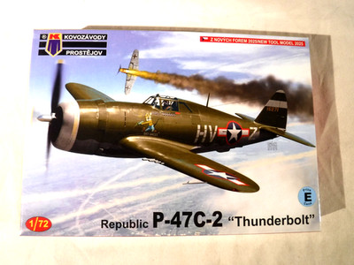1/72 KP Models Republic P 47C 2 Thunderbolt Razorback Markings 4/3 # 0512