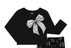 Wonder Nation Girls Black 2 PC pajama Set Size Medium NWT — photo 2