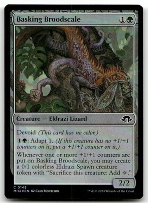 Basking Broodscale #145 (Foil) (LP) Modern Horizons 3 MH3 Magic MTG