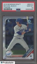 #2 2019 Bowman Chrome Draft #BDC57 Michael Busch Dodgers RC Rookie PSA 10