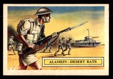 1965 A&BC England Battle #60 Alamein - Desert Rats VG/EX *e1
