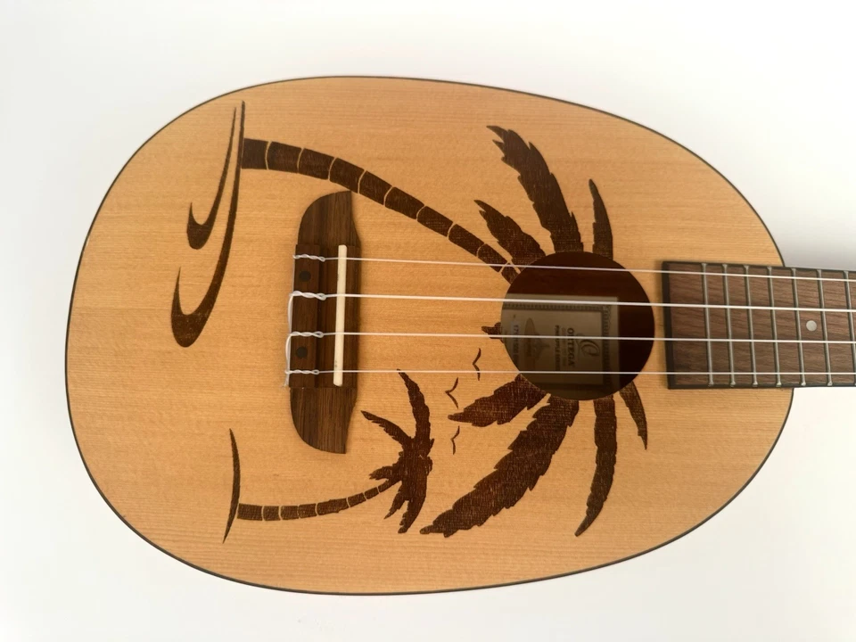 Ortega Guitars RUPA5 Bonfire Series Pineapple Style Concert Ukulele! - Image 2 of 4
