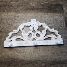 Wood Coat Hanger Wall Hanging Rustic Purse Rack Farmhouse Style Peg Board