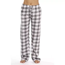 Just Love Womens Plaid Knit Jersey Pajama Pants Size M