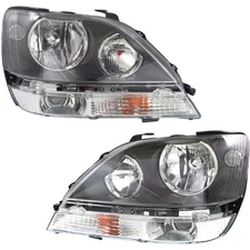 Headlights Headlamps Left & Right Pair Set NEW for 99-00 Lexus RX300