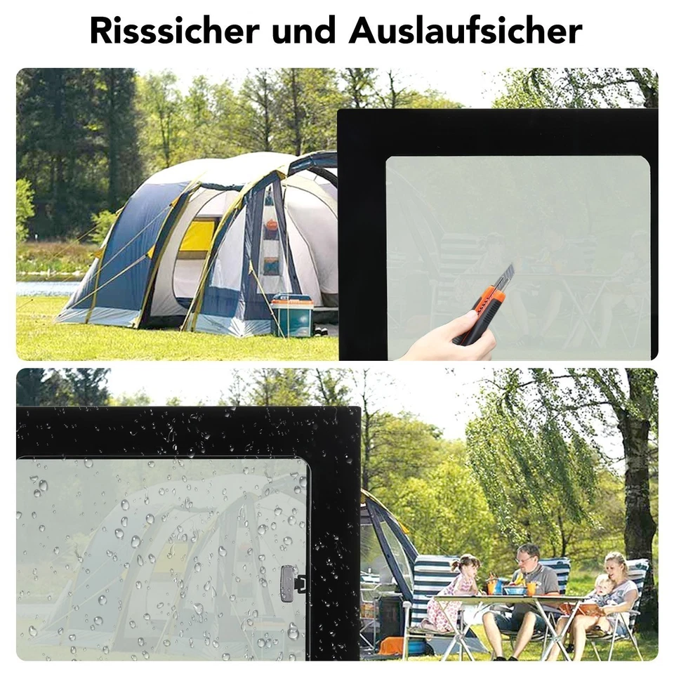 Schiebefenster links für VW T5 T6 Seitenfenster Getönt Sicherheitsglas Schwarz - Bild 4 von 4