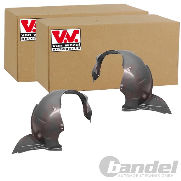 2X VAN Wezel Radhausschale Vorne Passend FÜR VW FOX InnenkotflÜGel-image