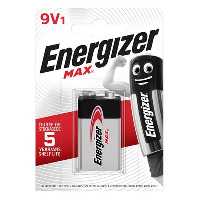 Energie Energizer Max 9V 6LR61 Blister 1 Stück