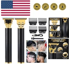 Professional Beard Trimmer for Men, Hair Clippers with 4 Limit Combs, Cordles...