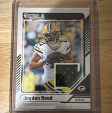 2024 Panini Donruss Threads Jayden Reed Memorabilia #DTH-JRE Packers