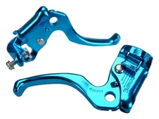 Dia-Compe MX122 BMX classic vintage bicycle brake lever - BRIGHT DIP BLUE