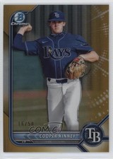 2022 Bowman Chrome Prospects Gold Refractor 16/50 Cooper Kinney #BCP-54 10yf