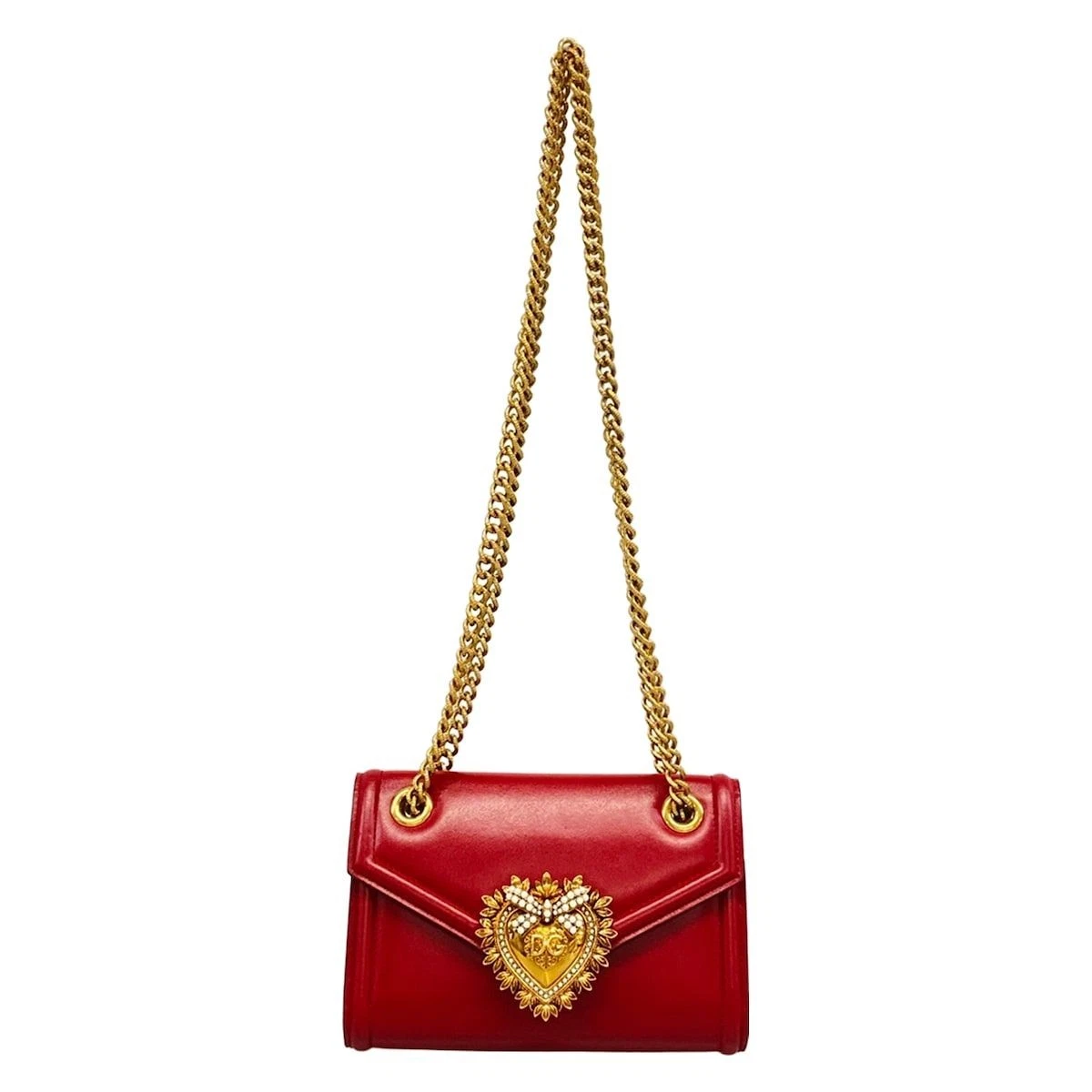 Dolce&Gabbana Leather Exterior Red Bags & Handbags for Women for