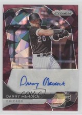 2020 Panini Prizm Rookie Burgundy Cracked Ice 1/25 Danny Mendick Auto 0q21