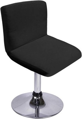 Barhocker-Schonbezüge mit Rückenlehnenbezug, Stretch-Stuhlbezug, Schwarz