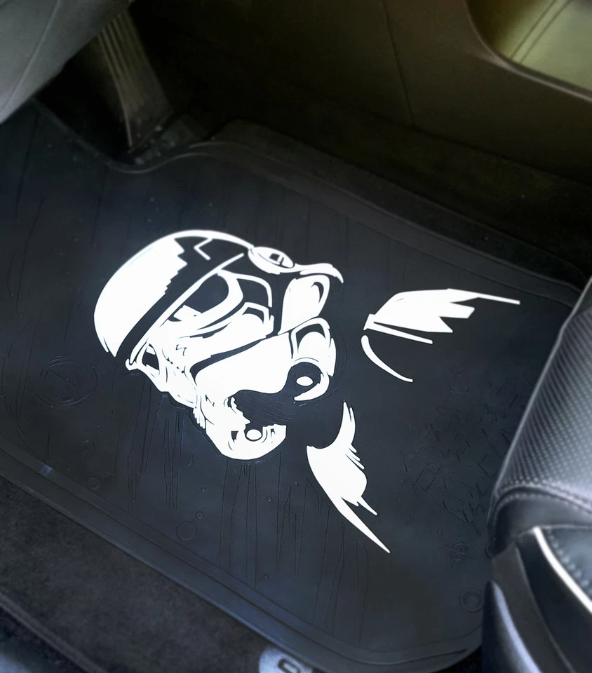 Juego de alfombrillas de goma de alta resistencia para coche Star Wars Stormtroopers para VW Foto 4 de 4