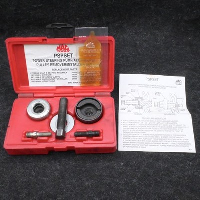 Mac Tools Power Steering Pump/ Alternator Pulley Remover/ Installer Set PSPSET