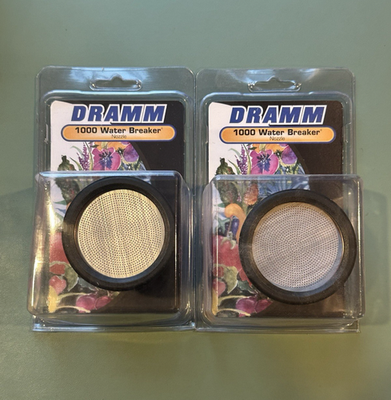 #ad PAIR of Dramm 1000 Micro Hole Water Breaker Nozzle Model 11000 Stainless Steel $19.99