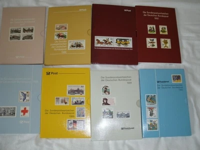 Lot 10 x BRD Briefmarken Sonderpostwertzeichen  Bücher 1981 bis 1995 - Bild 1 von 4
