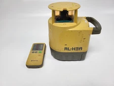 Topcon RL-H3A Self-Leveling Rotary Laser, LS-70B Sensor Parts Powers On