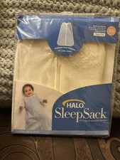 HALO SleepSack 100 Cotton Wearable Blanket Cream Small