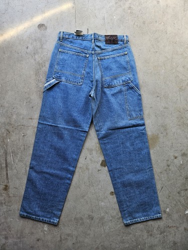 Jeans Beverly Hills Polo Club Carpenter Denim larghi/Y2K nuovi - Foto 1 di 10