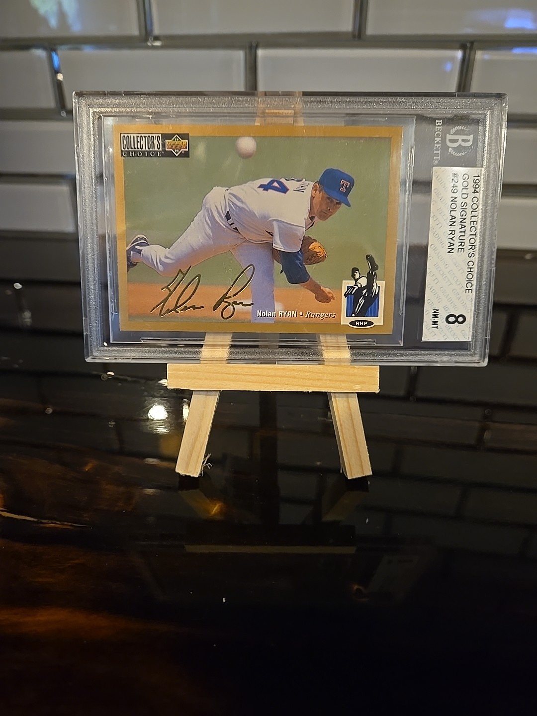 1994 Upper Deck Collector's Choice🔥Gold Signature🔥#249🔥Nolan🔥Ryan🔥