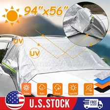 Car Windshield Cover Protector Winter Snow Ice Rain Frost Guard Sun Shade Truck