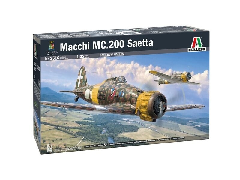 Italeri - Macchi C.200 Saetta, 1/32, 2516