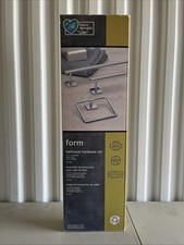 Gatco Form 3 Piece Bath Set Towel Bar Ring  Toilet Paper Polished Chrome