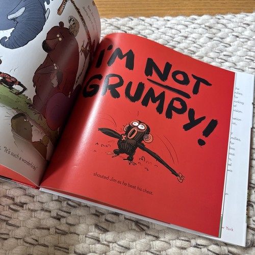 Grumpy Monkey Hardcover with dust jacket Excellent - Foto 6 di 12