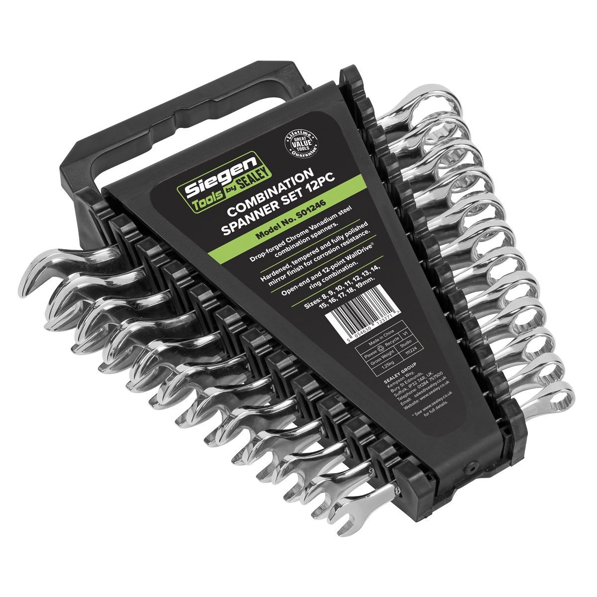 Siegen 12 Piece Combination Spanner Set - Image 7