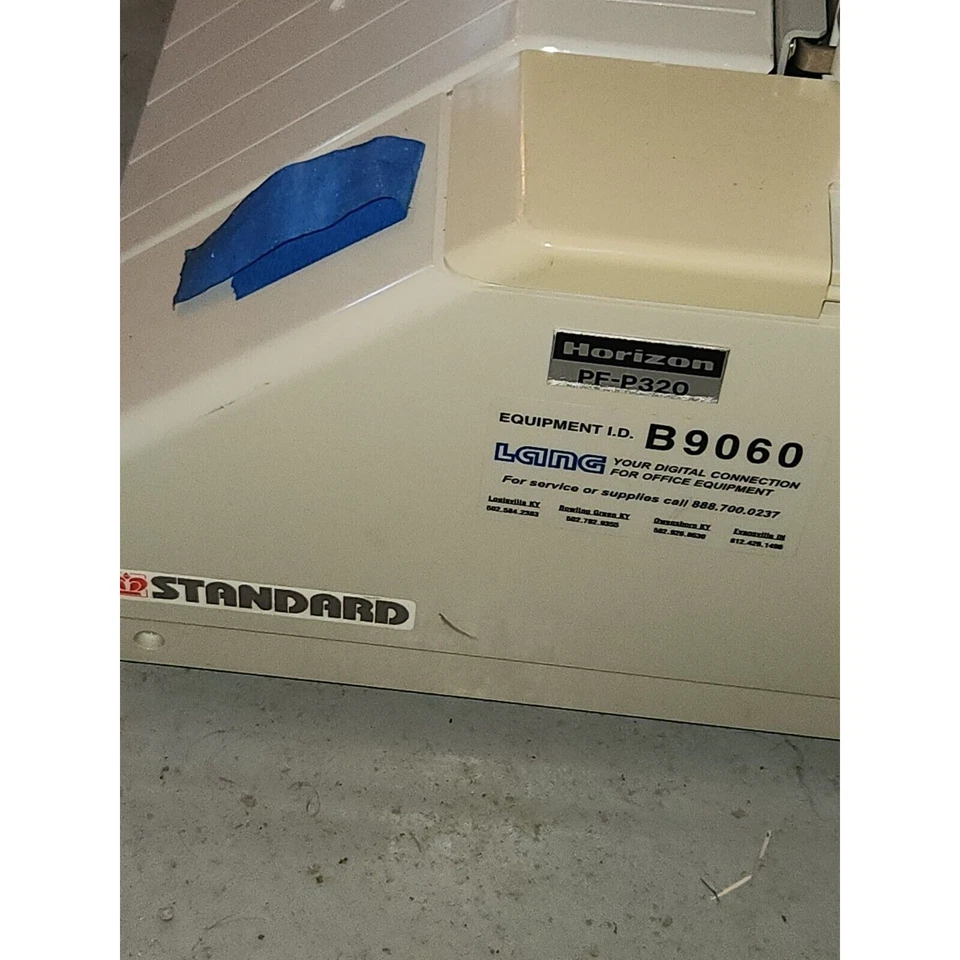 Carpeta de papel automática Standard Horizon PF-P320 para reparación ver descripción Foto 2 de 4