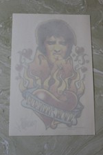 LOT OF  5  ELVIS BURNING LOVE HEAT PEEL TRANSFERS