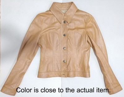 ROBERTO CAVALLI Leather Jacket Small