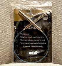 Addi The Original TURBO 24" Circular Knitting Needle US 17 Skacel
