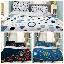 3D Geometric Shape Pattern Background Quilt Cover Duvet Cover Comforter set