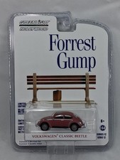 Greenlight Hollywood Forrest Gump Volkswagen Classic Beetle Die-cast Car New Greenlight Hollywood Forrest Gump Volkswagen Classic Beetle Die-cast Car New