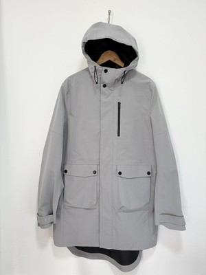 Aether Anders Regenjacke Herren Medium Storm Grey Wasserdicht Winddicht TOP