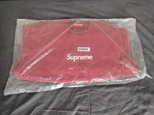 Supreme Washed Box Logo Crewneck Red Small (S...