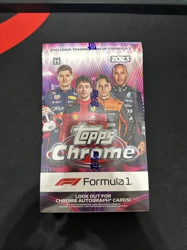 2023 Topps Chrome Formula 1 Racing Factory Sealed Hobby Box Piastri RC McLaren 