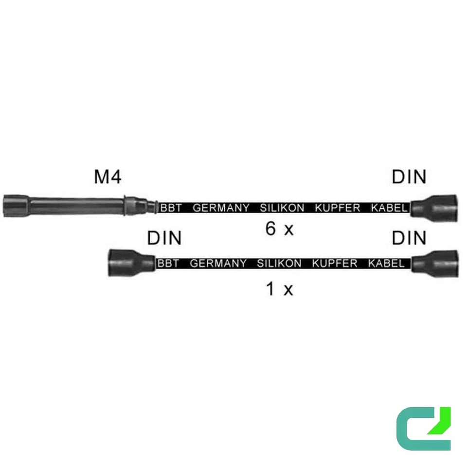 Kit De Câbles D'Allumage DIN DIN Câble En Cuivre M4 BBT Pour BMW 2.5-3.2 Coupé - Photo 2/4