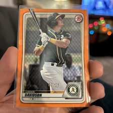 2020 Bowman Logan Davidson First Print /25 Orange BP-88