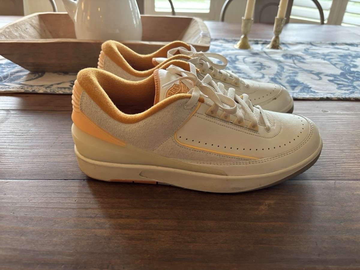 Jordan Air Jordan 2 Retro Low Melon Tint White Orange DV9956-118