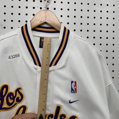 Vintage Nike Los Angeles Lakers Shooting Jersey Mens 2XL White