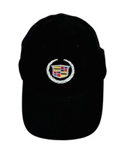 Cadillac Crest Logo Black Adjustable Baseball Hat Cap Luxury Auto Automobiles
