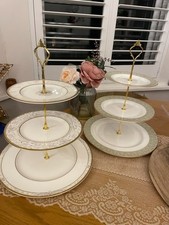 cake stands 3 tier vintage