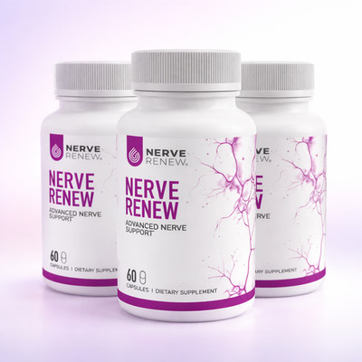 NERVE RENEW Advanved New Support Supplement - 180ct 3 Month Supply - 3PACK!