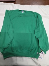 Vintage 80s Rusell Athletic Sweatshirt Green Size XL Mens Made In USA Old Stock