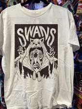Vintage Swans Band Cotton WHite Shirt Unisex Concert S to 5XL DO642